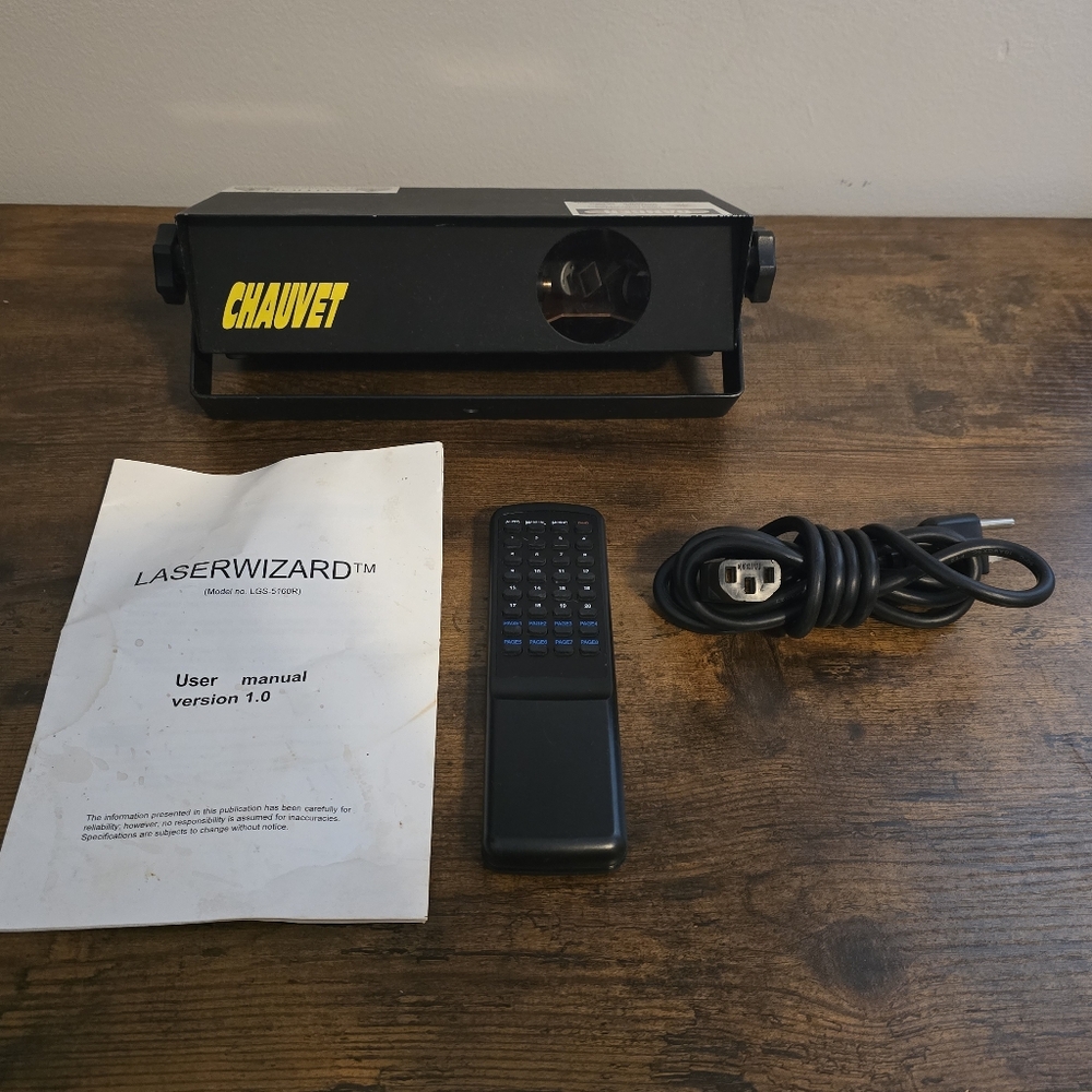 Chauvet Laser Wizard LGS-5160R For Parts